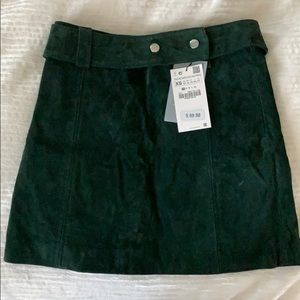 Zara Suede Mini Skirt
